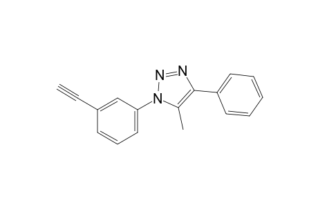 1-(m-ethynylphenyl)-5-methyl-4-phenyl-1H-1,2,3-triazole