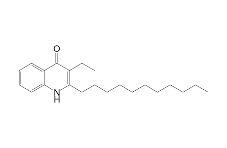 Quinolin-4(1H)-one, 3-ethyl-2-undecyl-