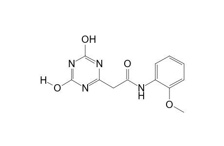 4,6-dihydroxy-S-triazinecet-o-anisidide
