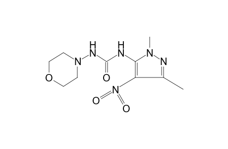 1-(1,3-dimethyl-4-nitropyrazol-5-yl)-3-morpholinourea
