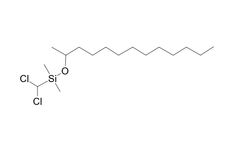 2-Dimethyl(dichloromethyl)silyloxytridecane