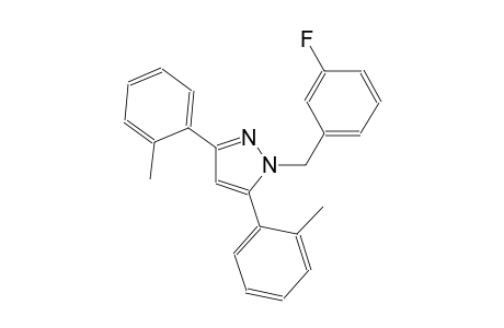 1-(3-fluorobenzyl)-3,5-bis(2-methylphenyl)-1H-pyrazole