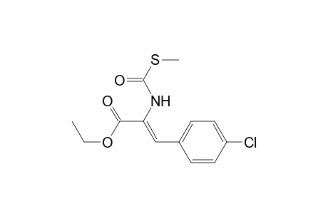 2-Propenoic acid, 3-(4-chlorophenyl)-2-[[(methylthio)carbonyl]amino]-, ethyl ester, (Z)-