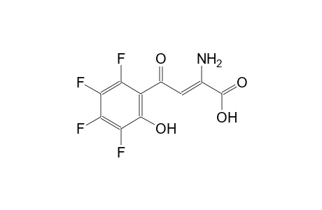 (2Z)-2-amino-4-oxo-4-(2,3,4,5-tetrafluoro-6-hydroxyphenyl)-2-butenoic acid