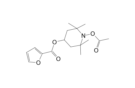 Acetic acid, 4-(2-furoyloxy)-2,2,6,6-tetramethyl-1-piperidinyl ester