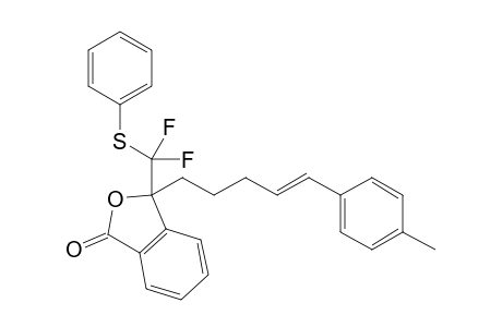 E/Z 3-[Difluoro(phenylsulfanyl)methyl]-3-(4-tolylpent-4-enyl)isobenzofuran-1(3H)-one