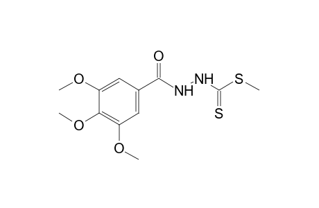 3,4,5-Trimethoxybenzoic acid, 2-(dithiocarboxy)hydrazide, methyl ester