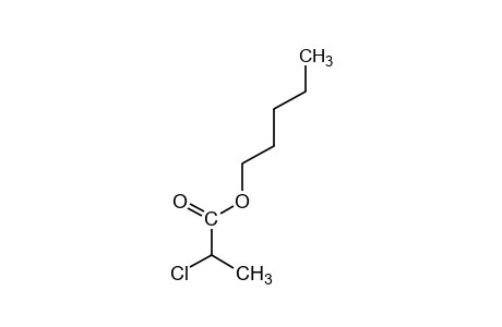 2-chloropropionic acid, pentyl ester