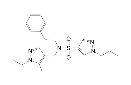 1H-pyrazole-4-sulfonamide, N-[(1-ethyl-5-methyl-1H-pyrazol-4-yl)methyl]-N-(2-phenylethyl)-1-propyl-