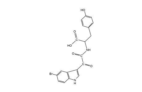 N-[(5-bromoindol-3-yl)glyoxyloyl]tyrosine