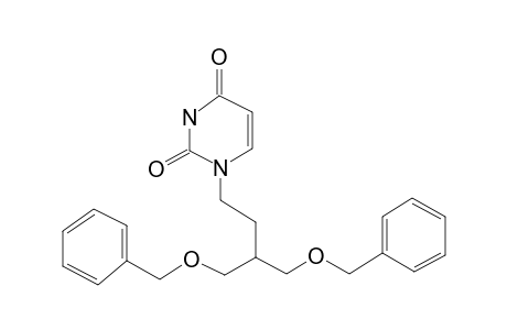 2,4(1H,3H)-Pyrimidinedione, 1-[4-(phenylmethoxy)-3-[(phenylmethoxy)methyl]butyl]-