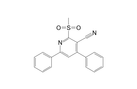 4,6-DIPHENYL-2-METHYLSULPHONYLPYRIDINE-3-CARBONITRILE