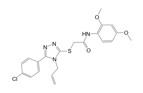 2-{[4-allyl-5-(4-chlorophenyl)-4H-1,2,4-triazol-3-yl]sulfanyl}-N-(2,4-dimethoxyphenyl)acetamide