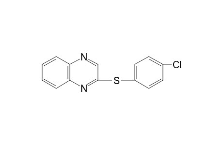 2-[(p-CHLOROPHENYL)THIO]QUINOXALINE