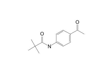 4'-Aminoacetophenone, N-trimethylacetyl-