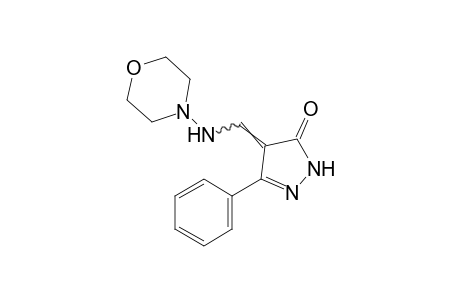 4-[(morpholinoamino)methylene]-3-phenyl-2-pyrazolin-5-one
