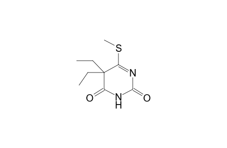 5,5-Diethyl-6-(methylsulfanyl)-2,4(3H,5H)-pyrimidinedione