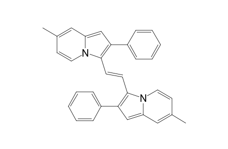 (E)-1,2-Bis(7-methyl-2-phenylindolizin-3-yl) ethene