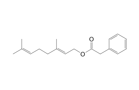 Acetic acid, phenyl-, geranyl ester