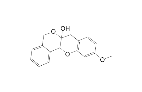 [2]Benzopyrano[4,3-b][1]benzopyran-6a(7H)-ol, 5,12a-dihydro-10-methoxy-