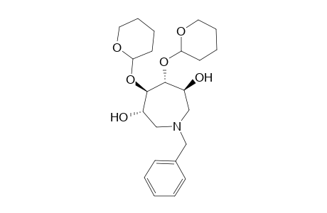 (3S,4R,5R,6S)-N-Benzyl-4,5-o-bistetrahydropyranyl-3,6-dihydroxyazepane