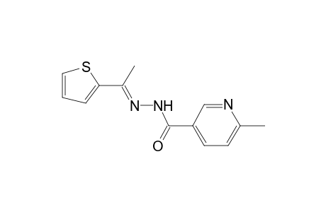 6-Methyl-N'-[(E)-1-(2-thienyl)ethylidene]nicotinohydrazide