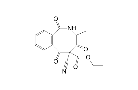 5-Cyano-5-ethoxycarbonyl-3-methylbenzo[3,4]azocin-1(2H)-1,4,6-trione