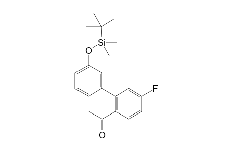 1-(3'-((tert-butyldimethylsilyl)oxy)-5-fluoro-[1,1'-biphenyl]-2-yl)ethan-1-one