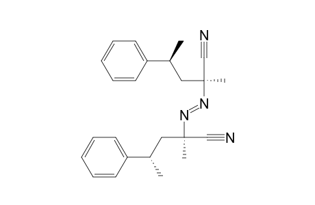 Benzenebutanenitrile, .alpha.,.alpha.'-azobis[.alpha.,.gamma.-dimethyl-, [.alpha.R-[.alpha.R*[E(.alpha.'S*,.gamma.'S*)],.gamma.S*]]-