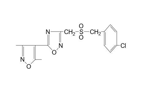 3-{[(p-chlorobenzyl)sulfonyl]methyl}-5-(3,5-dimethyl-4-isoxazolyl)-1,2,4-oxadiazole