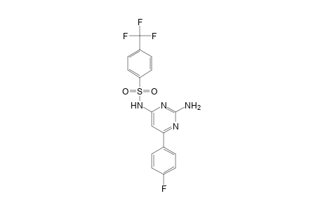 N-[2-amino-6-(p-fluorophenyl)-4-pyrimidinyl]-alpha,alpha,alpha-trifluoro-p-toluenesulfonamide