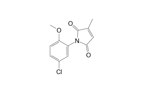 N-(5-chloro-2-methoxyphenyl)-2-methylmaleimide