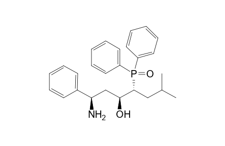 (1R*,3S*,4R*) ans (1S*,3S*,4R*)-1-Amino-4-diphenylphosphinoyl-6-methyl-1-phenylheptan-3-ol