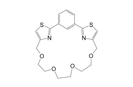 1,3-BIS-(THIAZOLYL)-BENZENE-CORONAND-21-C-6;BBC-21-C-6