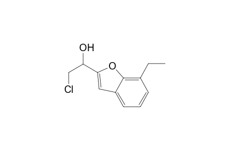 2-Chloranyl-1-(7-ethyl-1-benzofuran-2-yl)ethanol