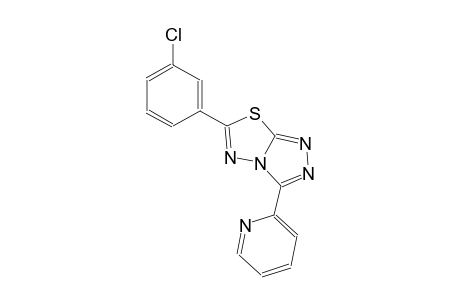6-(3-chlorophenyl)-3-(2-pyridinyl)[1,2,4]triazolo[3,4-b][1,3,4]thiadiazole