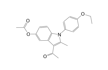 3-acetyl-1-(4-ethoxyphenyl)-2-methyl-1H-indol-5-yl acetate