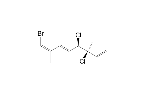 (1Z,3E,5R*,6S*)-1-BROMO-5,6-DICHLORO-2,6-DIMETHYL-OCTA-1,3,7-TRIENE