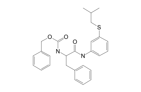 Phenylmethyl-2-phenyl-1-[[3-(2-methylpropylthio)phenyl]aminocarbonyl]carbamate