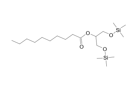 Decanoic acid, 2-[(trimethylsilyl)oxy]-1-[[(trimethylsilyl)oxy]methyl]ethyl ester