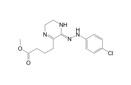 4-[6-[(4-chlorophenyl)hydrazo]-2,3-dihydropyrazin-5-yl]butanoic acid methyl ester