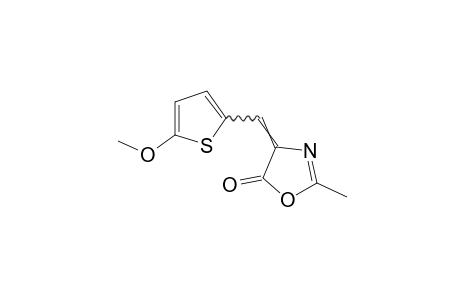 4-(5-methoxy-2-thenylidene)-2-methyl-2-oxazolin-5-one