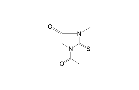 1-acetyl-3-methyl-2-thiohydantoin