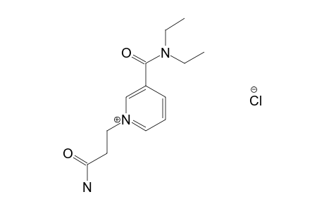 1-(2-carbamoylethyl)-3-(diethylcarbamoyl)pyridinium chloride