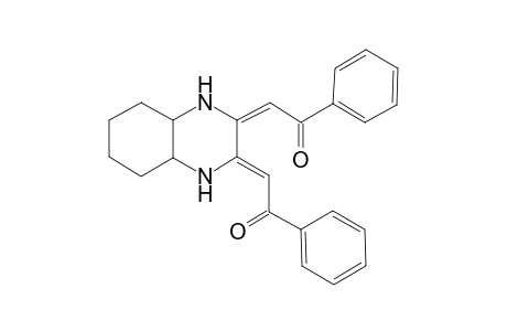 (2Z,2'E)-2,2'-(octahydroquinoxaline-2,3-diylidene)bis(1-phenylethanone)