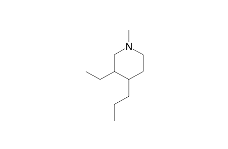 Piperidine, 3-ethyl-1-methyl-4-propyl-