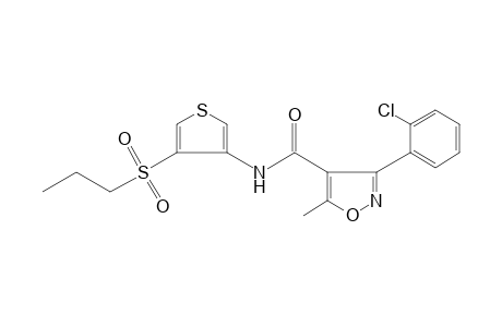 3-(o-chlorophenyl)-5-methyl-N-[4-(propylsulfonyl)-3-thienyl]-4-isoxazolecarboxamide
