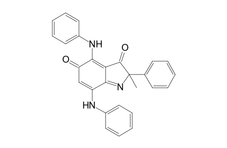 2-Methyl-2-phenyl-4,7-bis-phenylamino-2H-indole-3,5-dione