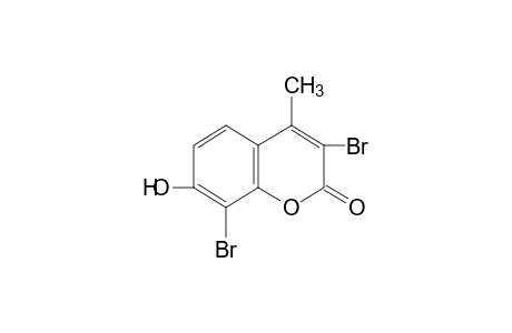 3,8-dibromo-7-hydroxy-4-methylcoumarin