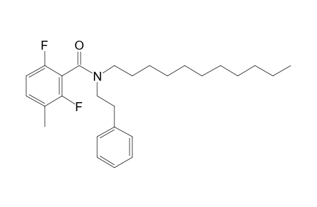 Benzamide, 2,6-difluoro-3-methyl-N-(2-phenylethyl)-N-undecyl-